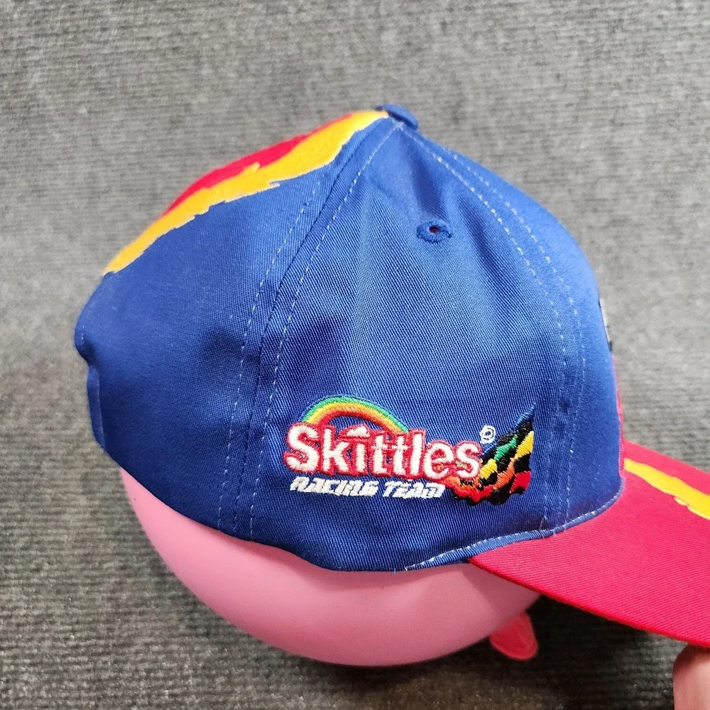 Vintage Nascar Hat Snapback Splash Ernie Irvan Skittles Cap 90s Racing